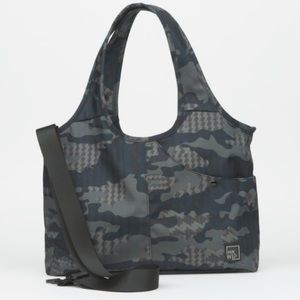 IHKWIP Everyday Shopper Tote with Crossbody Strap ~ Grey Camo